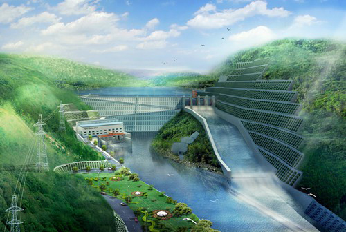 上犹老挝南塔河1号水电站项目